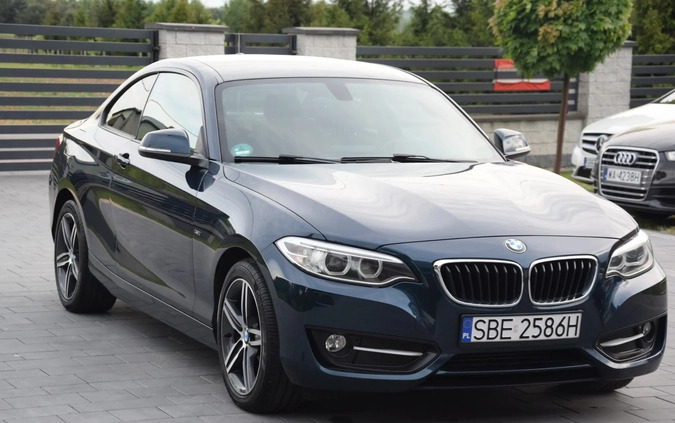 BMW Seria 2 cena 54900 przebieg: 217700, rok produkcji 2014 z Siewierz małe 254